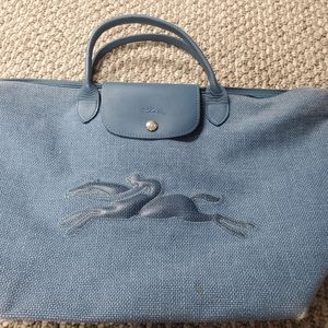 Longchamp medium size Jean color bag